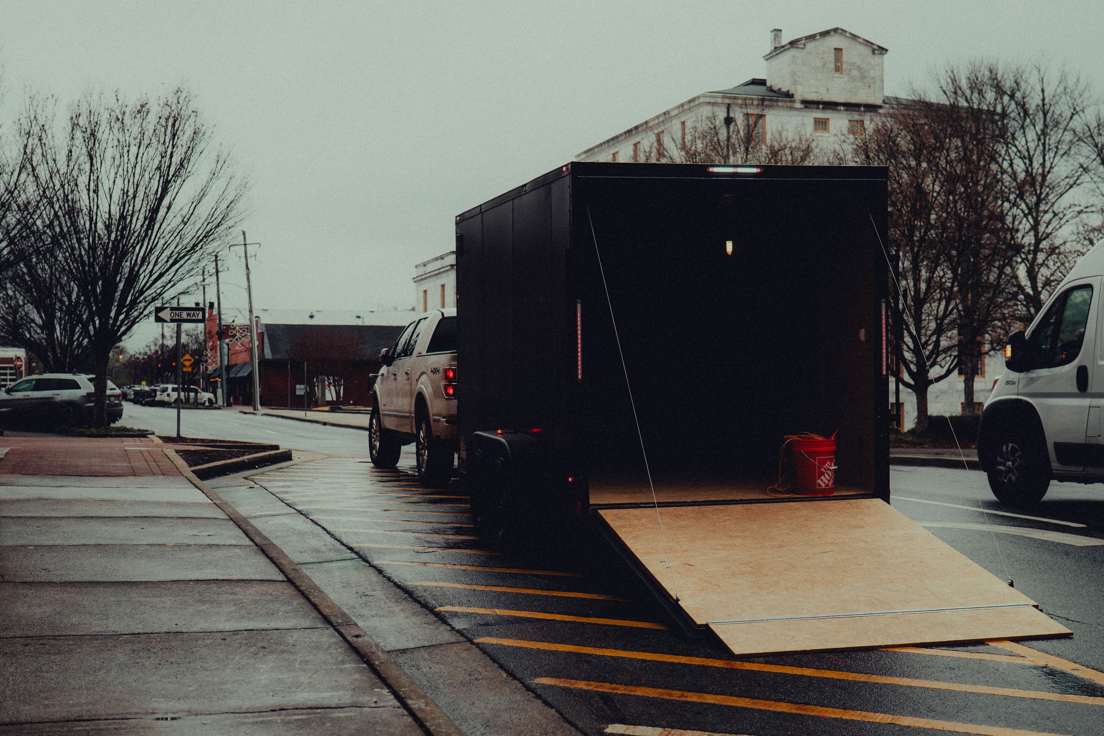 RJ Distributing delivery trailer